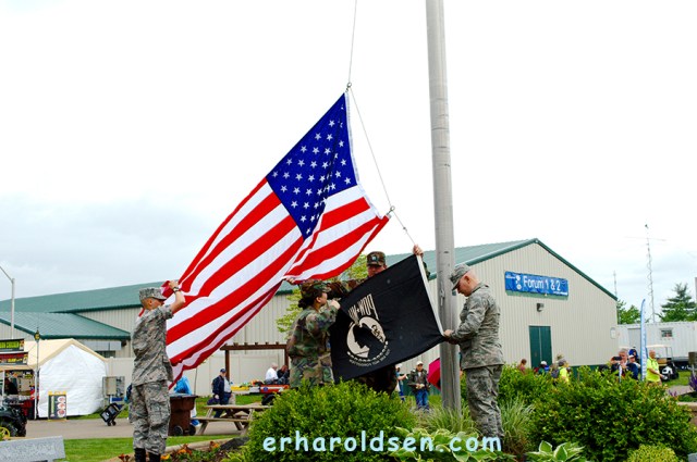 2018 05 18 (35) Dayton Hamfest, Flag Raising