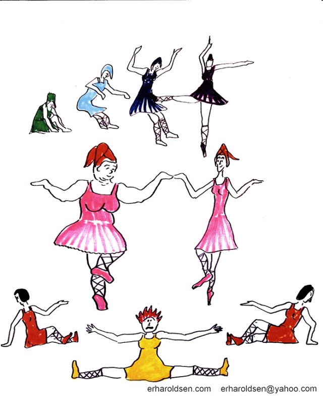 12 Days of Christmas 09 Ladies Dancing sn